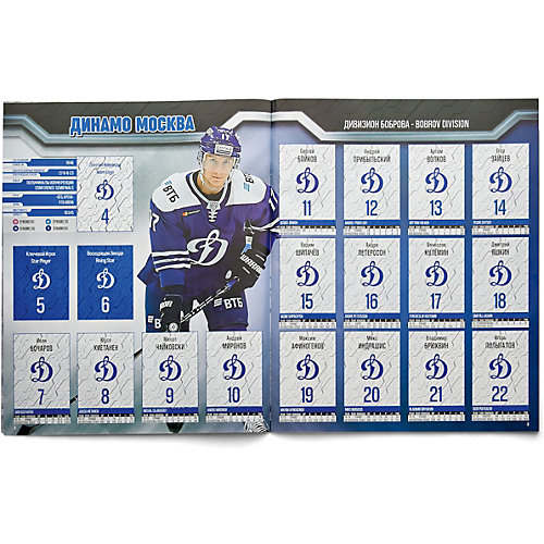 Наклейки Panini КХЛ сезон 2019-20, 5 наклеек от Panini