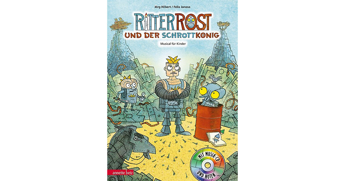 Buch - Ritter Rost und der Schrottkönig, Band 14 mit Audio-CD