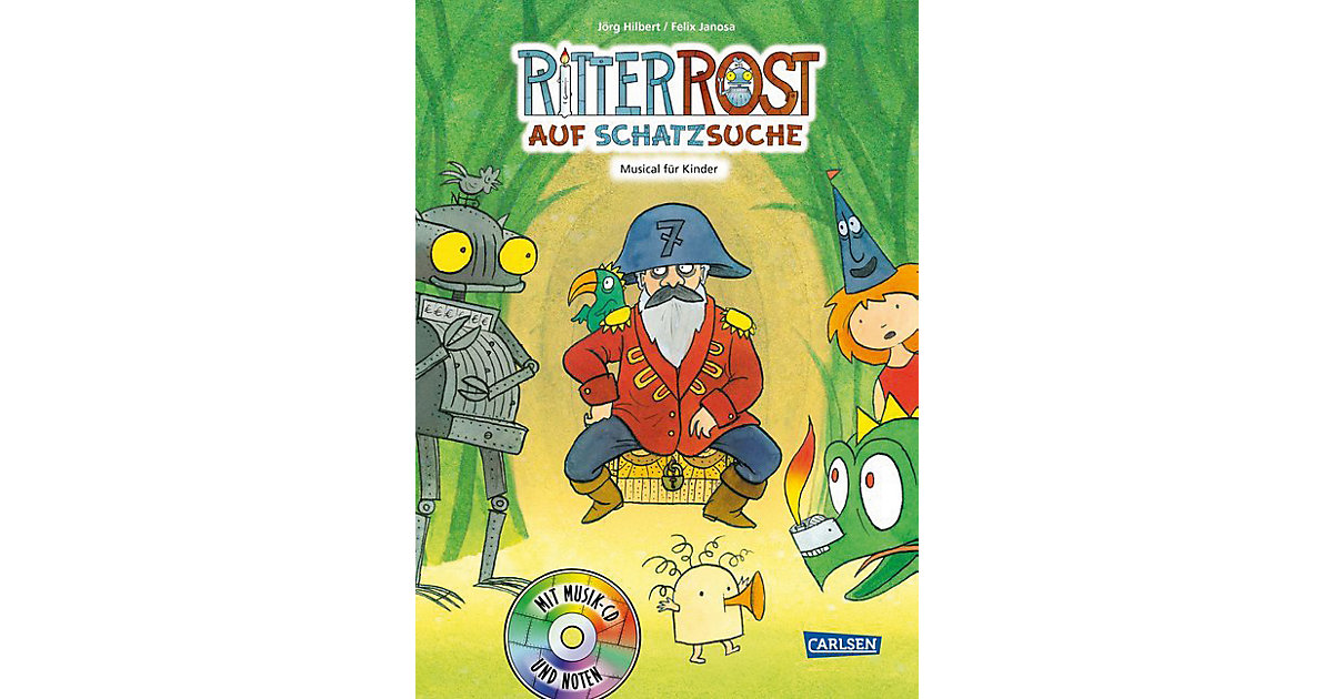 Buch - Ritter Rost auf Schatzsuche, Band 15 mit Audio-CD