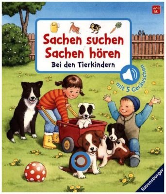 Image of Buch - Sachen suchen, Sachen hören: Bei den Tierkindern, mit Soundeffekten