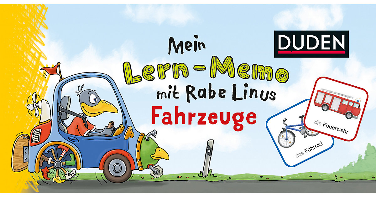 Buch - Einfach lernen mit Rabe Linus - Mein Lern-Memo: Fahrzeuge (Kinderspiel)