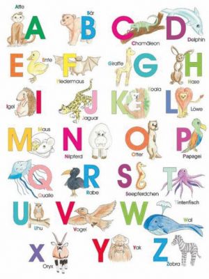 Buch - Das ABC der Tiere, Kinder-Poster