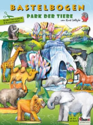 Buch - Park der Tiere: Bastelbogen