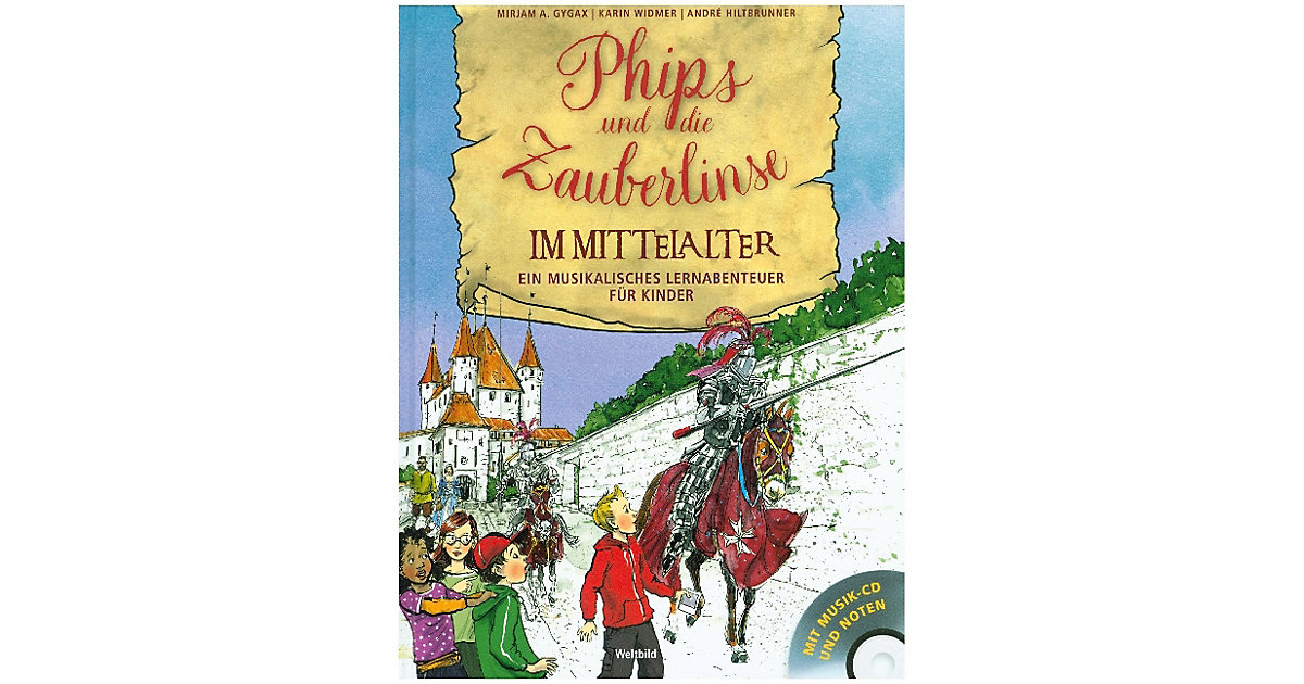 Buch - Phips und die Zauberlinse im Mittelalter, mit Audio-CD