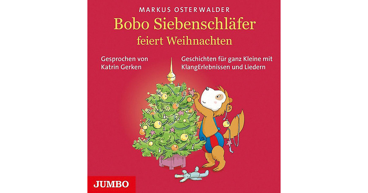 Bobo Siebenschläfer feiert Weihnachten, 1 Audio-CD Hörbuch