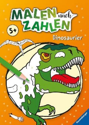 Image of Buch - Malen nach Zahlen: Dinosaurier