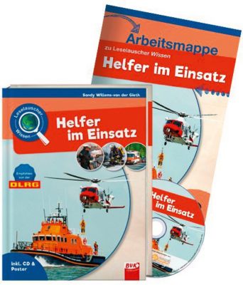 Buch - Leselauscher Wissen: Helfer im Einsatz, Set mit Audio-CD