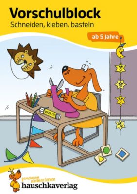 Image of Buch - Vorschulblock: Schneiden, kleben, basteln ab 5 Jahre