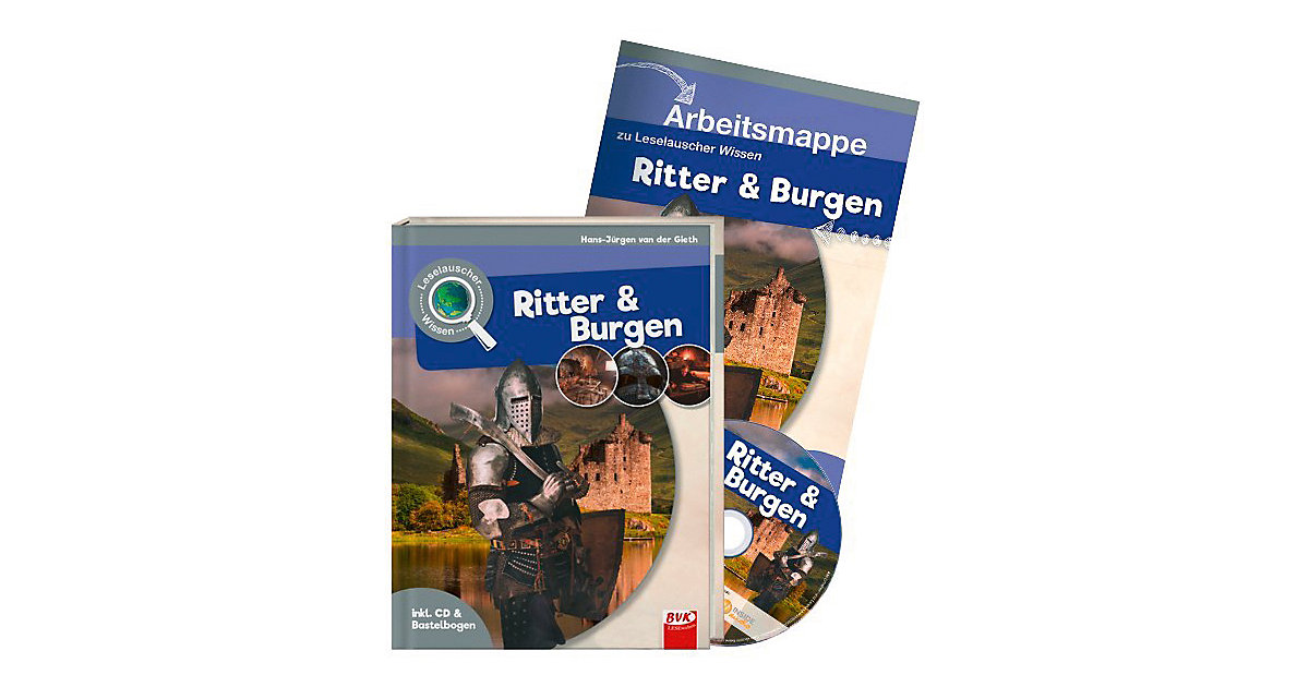 Buch - Leselauscher Wissen: Ritter und Burgen, Set mit Audio-CD