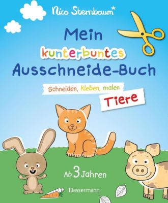 Image of Buch - Mein kunterbuntes Ausschneidebuch: Tiere