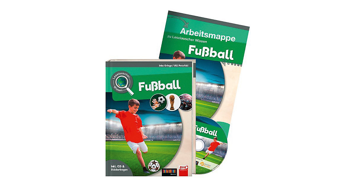 Buch - Leselauscher Wissen: Fußball, Set mit Audio-CD