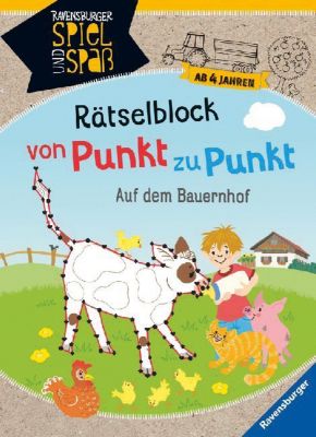 Image of Buch - Rätselblock von Punkt zu Punkt: Auf dem Bauernhof