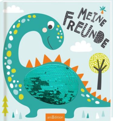 Buch - Meine Freunde: Dinos (mit Wende-Pailletten)