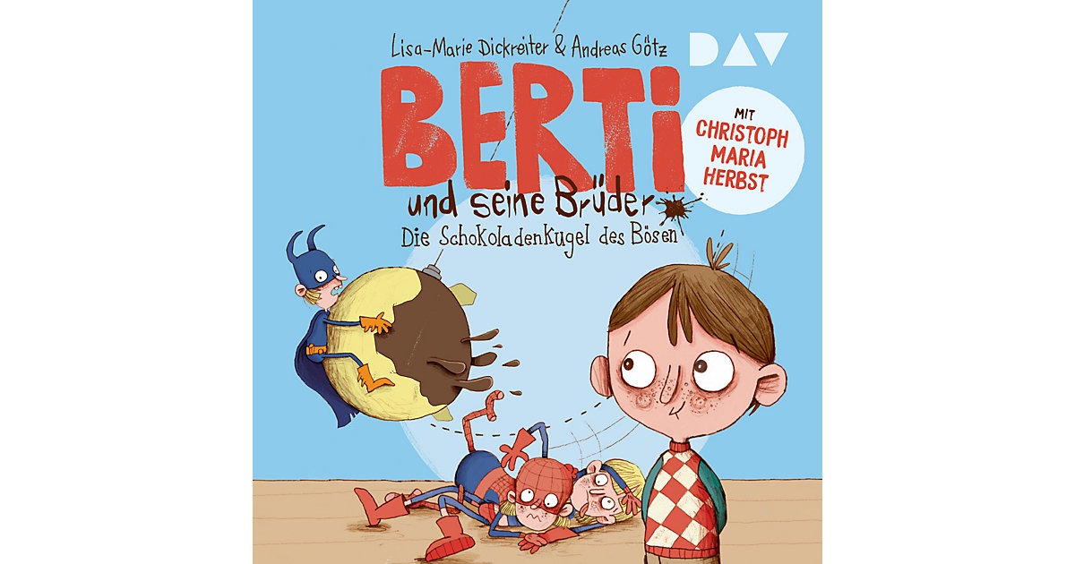 Berti und seine Brüder: Die Schokoladenkugel des Bösen, 2 Audio-CDs Hörbuch