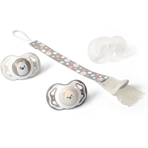 Силиконовая пустышка BabyOno Лама 6-18 мес, 2 шт от BabyOno