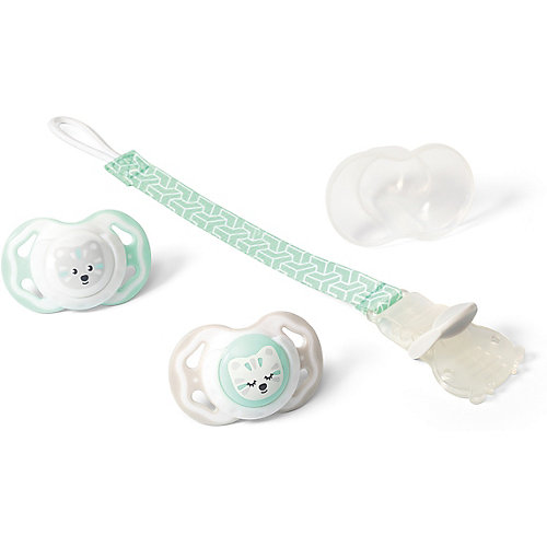 Силиконовая пустышка BabyOno Котик 6-18 мес, 2 шт от BabyOno