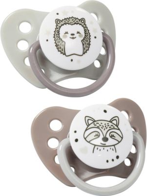 Силиконовая анатомическая пустышка BabyOno Natural Nursing 6-18 мес, 2 шт