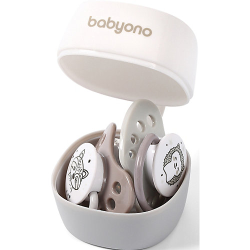 Силиконовая анатомическая пустышка BabyOno Natural Nursing 6-18 мес, 2 шт от BabyOno