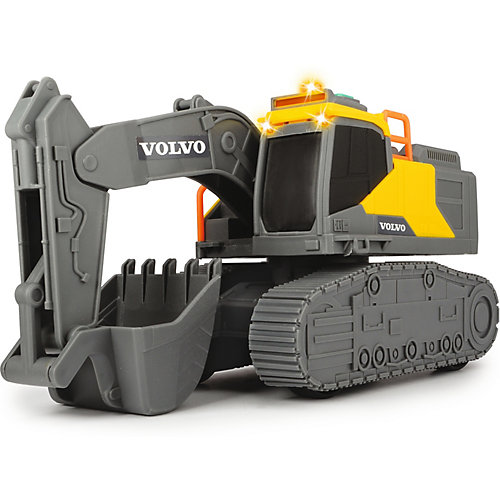 Гусеничный экскаватор Dickie Toys Volvo, свет, зву, 23 см от Dickie Toys