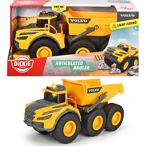 Самосвал Dickie Toys Volvo, свет, звук, 23 см от Dickie Toys