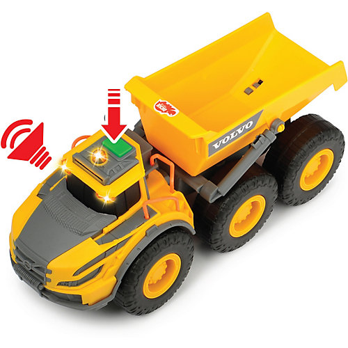 Самосвал Dickie Toys Volvo, свет, звук, 23 см от Dickie Toys