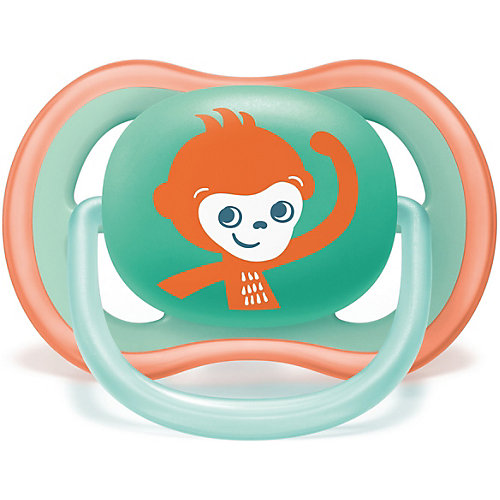 Пустышка Philips Avent Ultra Air с 18 мес, 2 шт, обезьяна/ленивец от PHILIPS AVENT
