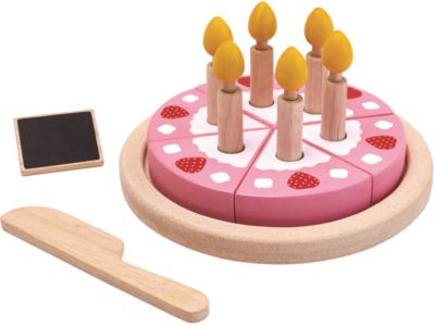 Игровой набор Plan Toys "Торт", розовый
