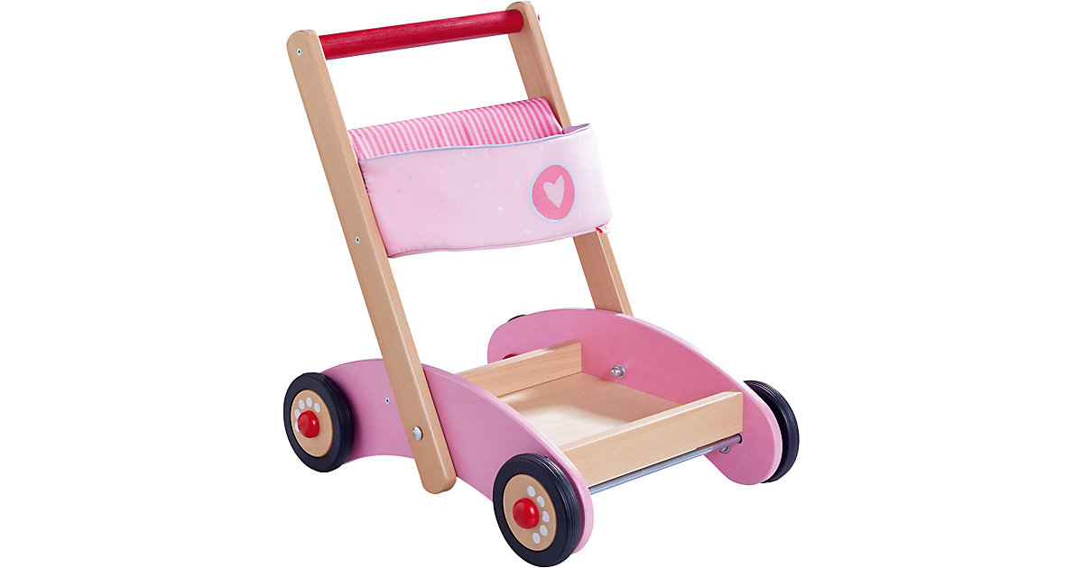 Babyspielzeug: HABA HABA 304396 Lauflernwagen Glitzer-Flitzer rosa