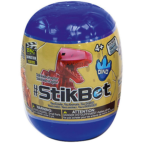 Фигурка Zing Stikbot "Динозавр в яйце" от Zing