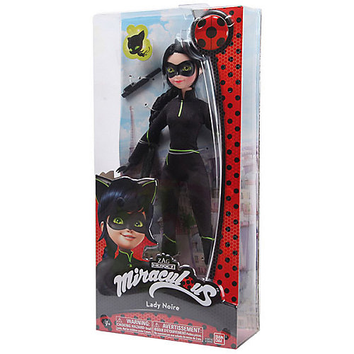 Кукла Bandai Miraculous "Леди Нуар", 26 см от BANDAI