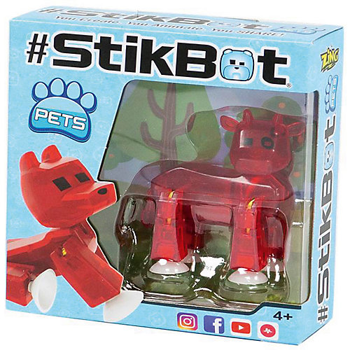 Фигурка питомца Zing Stikbot "Корова" от Zing