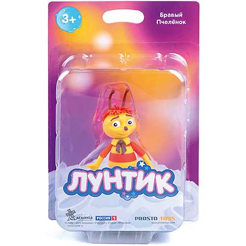 Фигурка Prostotoys "Лунтик и его друзья" Бравый пчелёнок от Prosto Toys