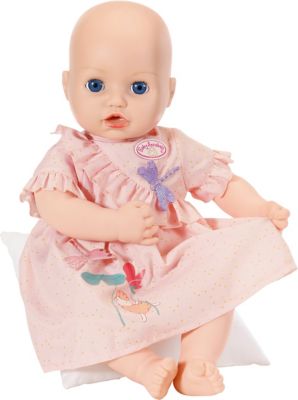 Baby Doll Baby-Puppe Mädchen 33cm mit Sound Windeln NEU Badewannen-Set u 