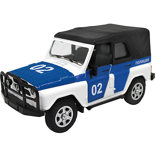 Машинка Автопанорама УАЗ-469 "Полиция", 1:24 от Автопанорама