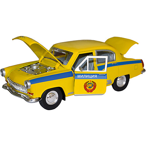 Машинка Автопанорама Волга ГАЗ-21 "ГАИ", 1:24 от Автопанорама