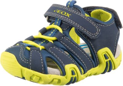 Geox Baby Sandale Elba Boy - Lauflernschuhe Aus Leder Mit Klettverschluss