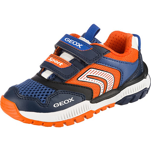 Кроссовки Geox - синий/оранжевый от GEOX