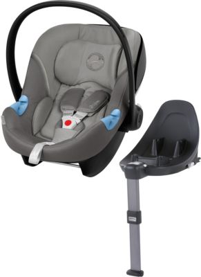 Babyschale Aton M inkl. Base M, Gold-Line, Soho Grey