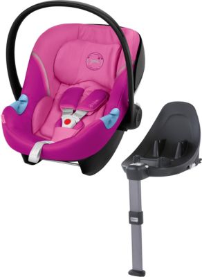 Babyschale Aton M inkl. Base M, Gold-Line, Magnolia Pink