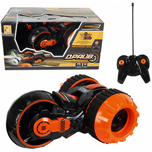 Радиоуправляемая машина 1Toy "Драйв", свет, черная от 1Toy