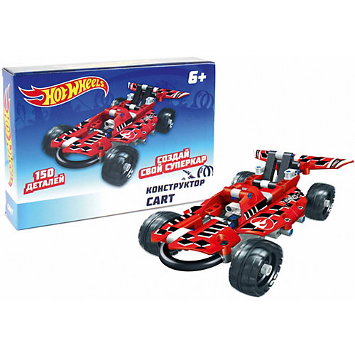 Конструктор 1Toy Hot Wheels Cart, 150 деталей от 1Toy