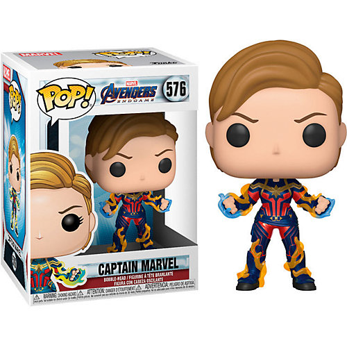 Фигурка Funko POP! Bobble: Marvel: "Мстители: Финал" Капитан Марвел с новой причёской, 45143 от Funko