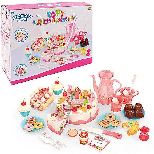 Игровой набор ABtoys "Помогаю Маме" Торт с аксессуарами от ABtoys