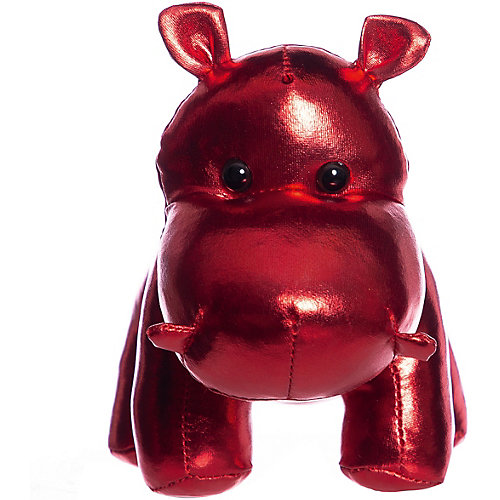 Мягкая игрушка ABtoys "Металлик" Бегемот, 15 см от ABtoys
