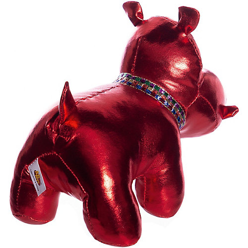 Мягкая игрушка ABtoys "Металлик" Бегемот, 15 см от ABtoys