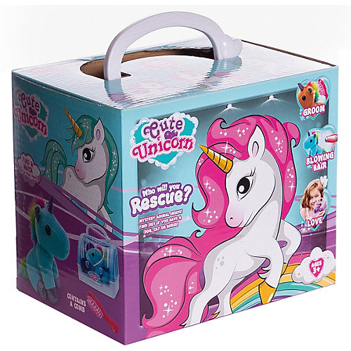 Мягкая игрушка Junfa Toys "Мой питомец" Единорог в переноске от Junfa Toys