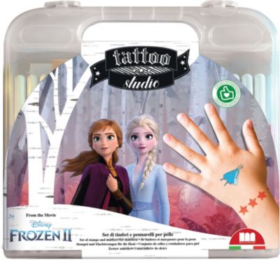 Eiskönigin Disney Frozen II Bunte Gel-Stifte mit Glitter 6 Farben 
