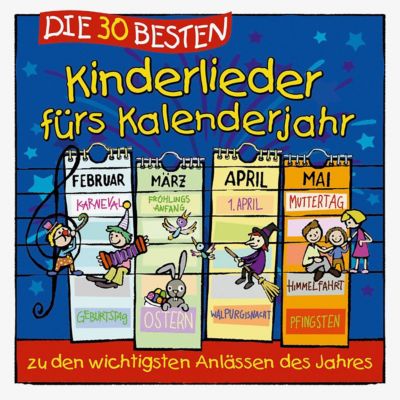 CD Die 30 besten Kinderlieder fürs Kalenderjahr Hörbuch Kinder