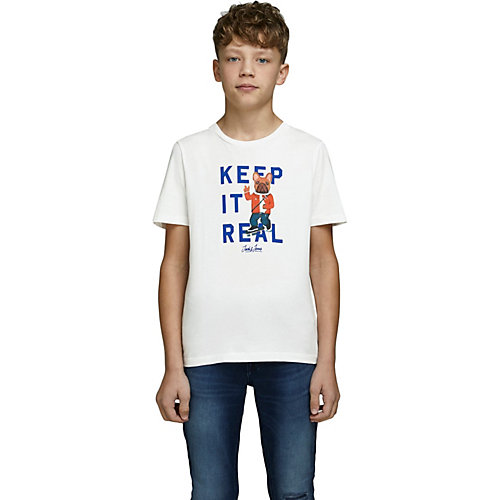 Футболка Jack & Jones - грязно-белый от JACK & JONES Junior
