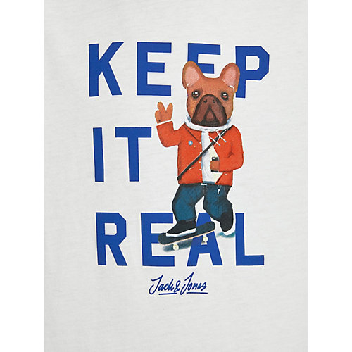Футболка Jack & Jones - грязно-белый от JACK & JONES Junior